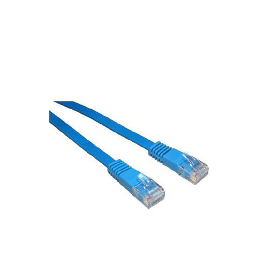 Cat 5e FLAT Ethernet Network LAN Cable Blue 15 Metres