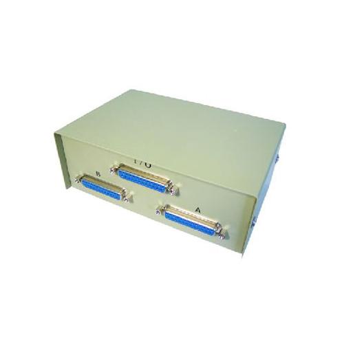 PW Printer Serial & Parallel Switch Box 3 x D25 Pin Ports - 2 Devices