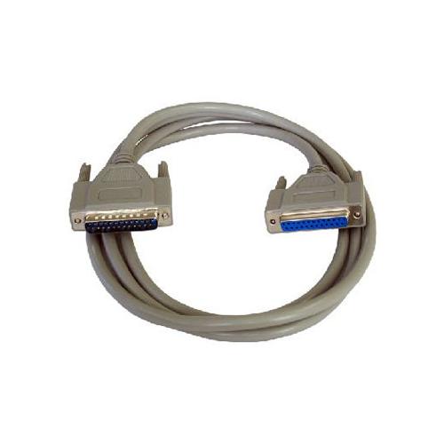 PW Serial Cable D25 Male to D25 Female All Pins Connected 2 Metres