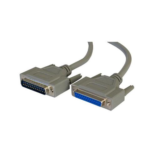 PW Serial Cable D25 Male to D25 Female All Pins Connected 10 Metres