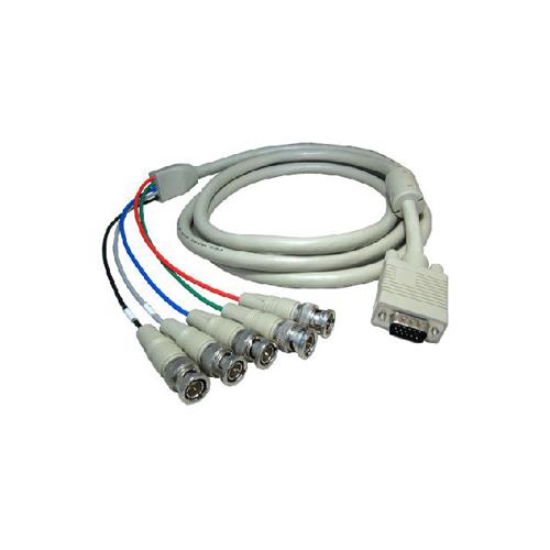 VGA Male to 5 x BNC Plugs Cable Lead