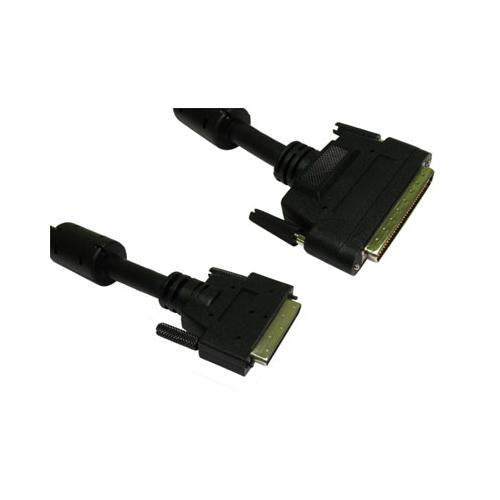 PW SCSI Cable Half Pitch 68 male to Ultra 68 male (VHDCI) SCSI Lead 1 Metre