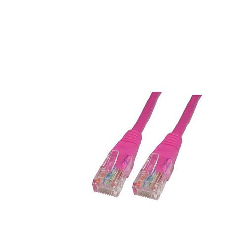 Cat 5e UTP 26 AWG Ethernet Network Cable Pink 3 Metres