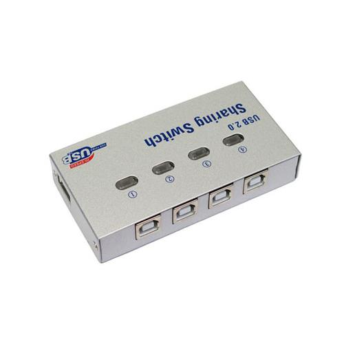 PW 4 USB Ports Sharing Switch Share 1 Device to 4 PC's