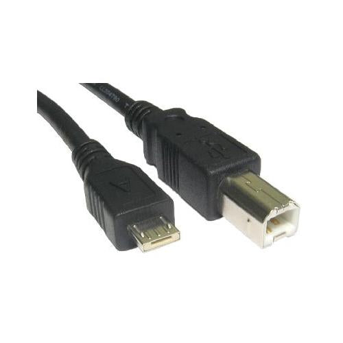 USB 2.0 type Male B to Micro A Male 1.8 Metres