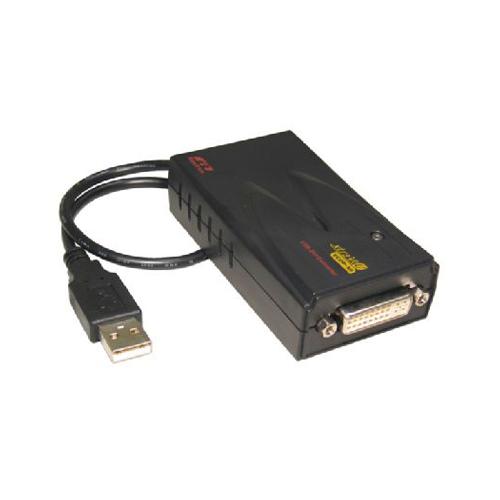 USB 2.0 to DVI Hi Res Adaptor For Multiple Monitors