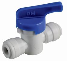 PPSV040808W DMFIT Shut Off Valve , In-Line , Pf 1/4" X 1/4"