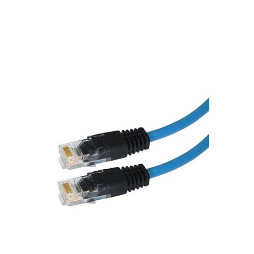 Crossover Cat 5e Ethernet Network RJ45 Cable Blue 1 Metres