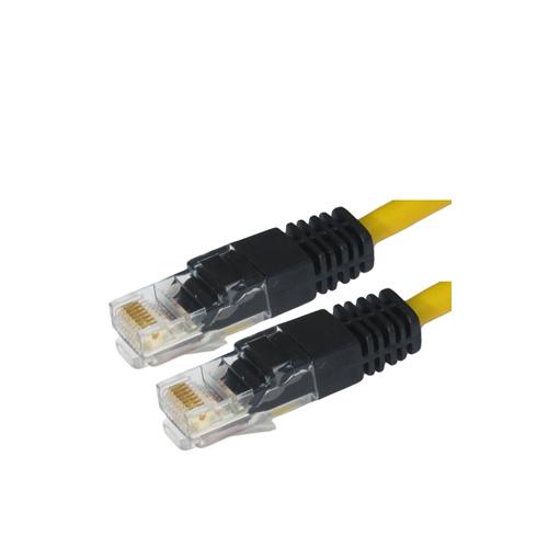 Crossover Cat 5e Ethernet Network RJ45 Cable Yellow 2 Metres
