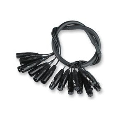 BALANCED XLR LOOM studio 8 WAY channel cable 6m
