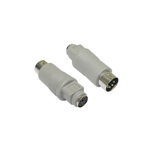 6 Pin Mini Din Female to 5 Din Male Adaptor PS/2 - AT