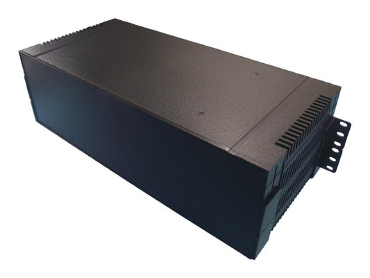 3U 19" Rack Box, Black ABS - G17083UBK