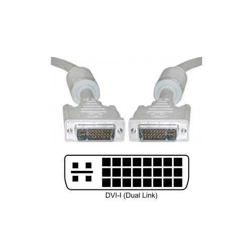 5m DVI-I Male - DVI-I Male Dual Link Cable 5m DV-139 29 pin