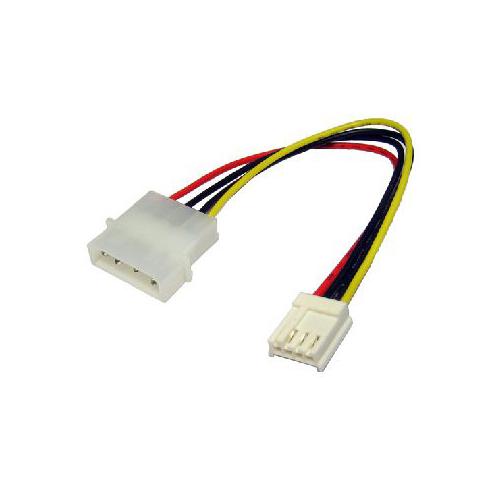 4 Pin Molex to 4 Pin Floppy Drive Power Cable Lead