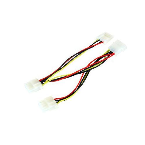 Molex 3 Way Power Splitter 1 x Male - 3 x Female 5.25"