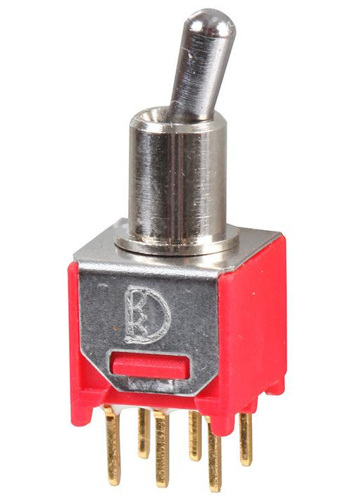 MC2MD3T2B2M2RE Multicomp Switch , PCB DPDT Vertical